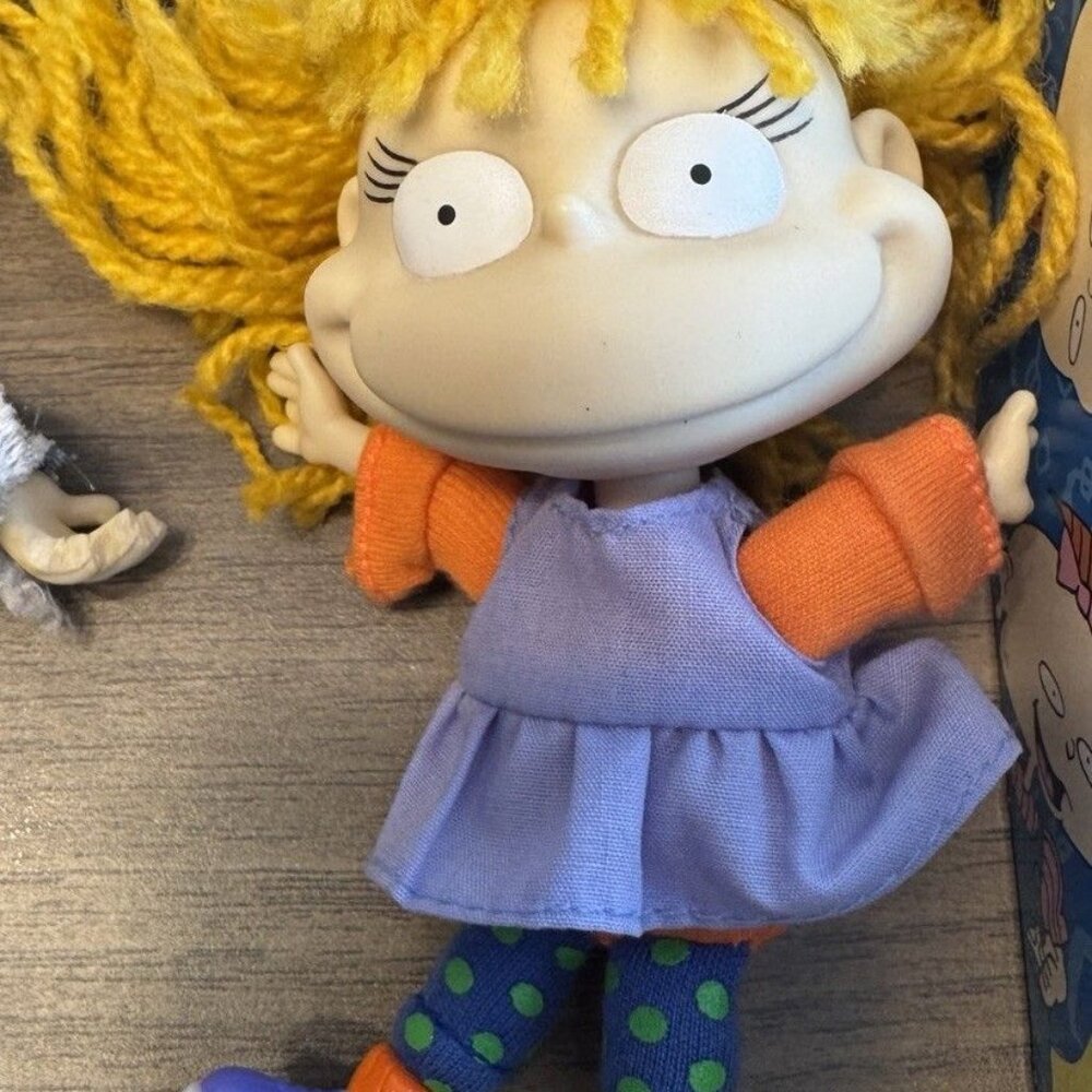 1998 Mattel Rugrats Angelica Doll - Vintage Collectible Figure